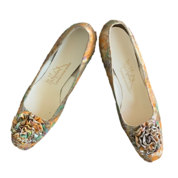 Mr Herbert Shoes - Multicolor Floral Heels by